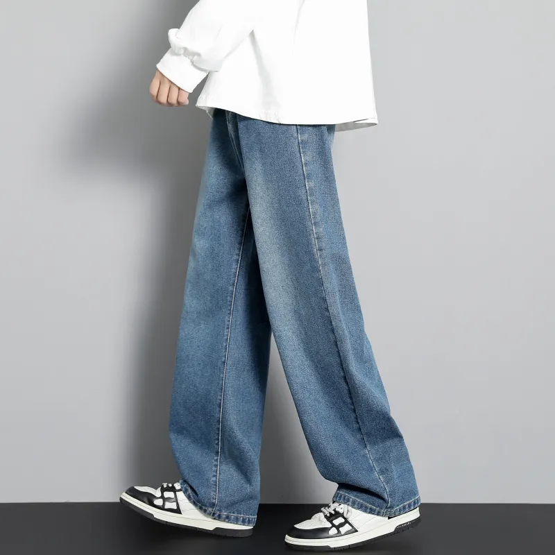 COMOWA Jeans Unisex Yellow Mud Slimming Vibe For Spring Summer Autumn And Winter-17