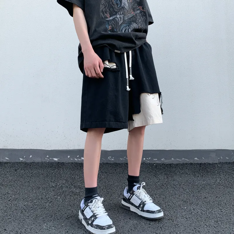 PAINT STAIN Casual Shorts Unisex-16
