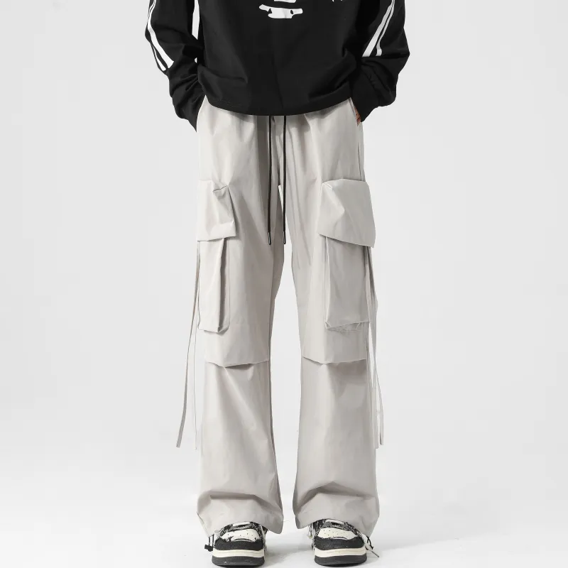 PAINT STAIN Casual Pants Unisex Green-17
