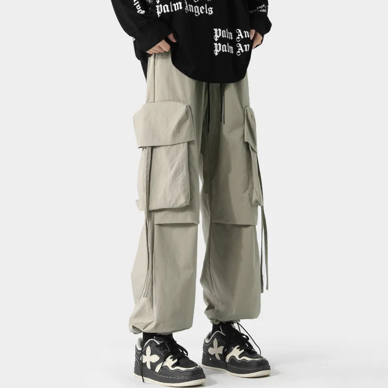 PAINT STAIN Casual Pants Unisex Green-6