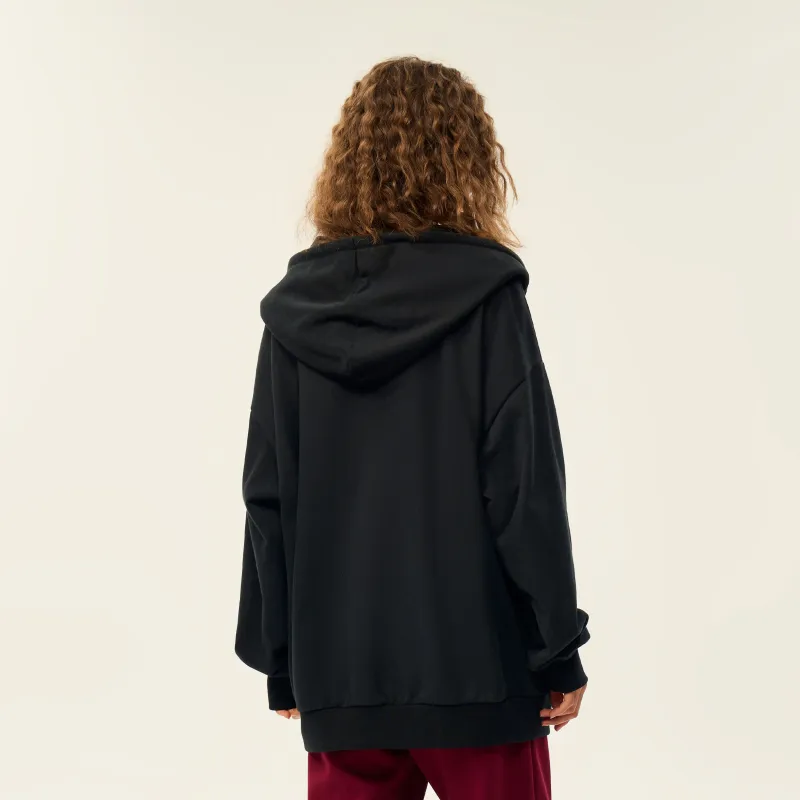 COMOWA Sweatshirt Unisex Black Red-10