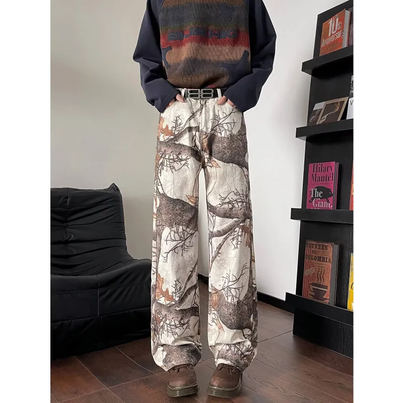 COMOWA Jeans Unisex White-1