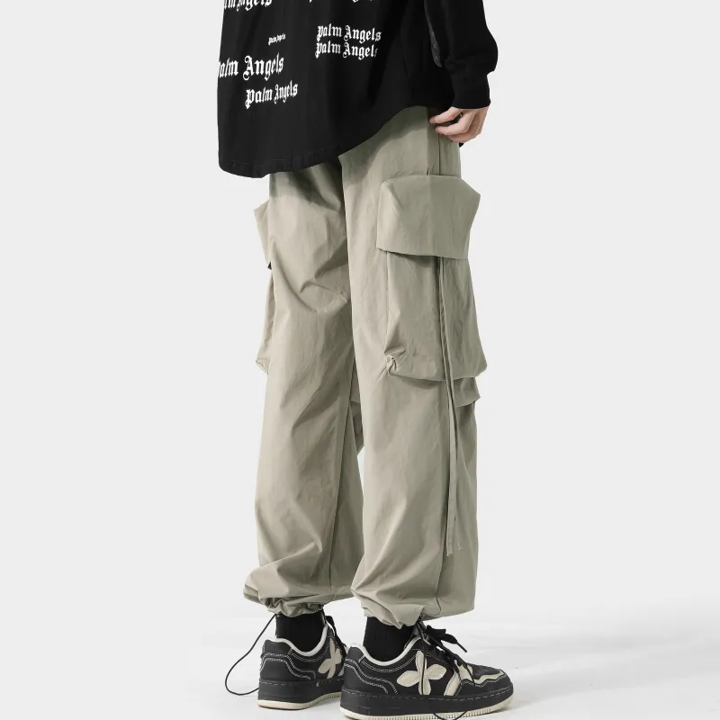 PAINT STAIN Casual Pants Unisex Green-4