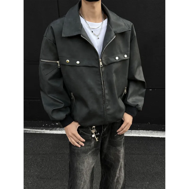 COMOWA Leather Jackets Unisex-2