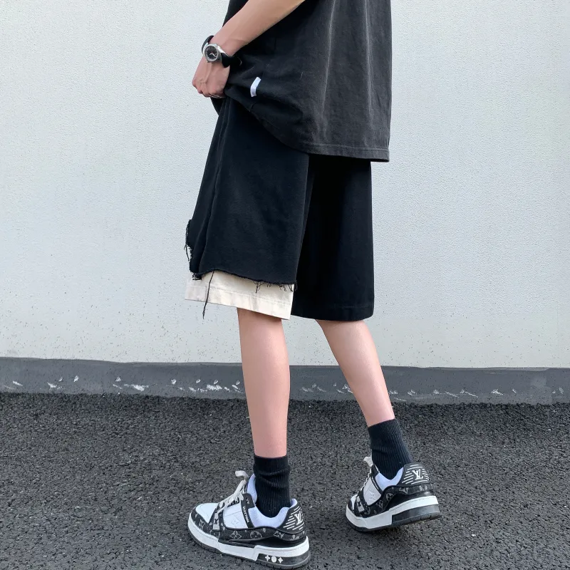 PAINT STAIN Casual Shorts Unisex-15