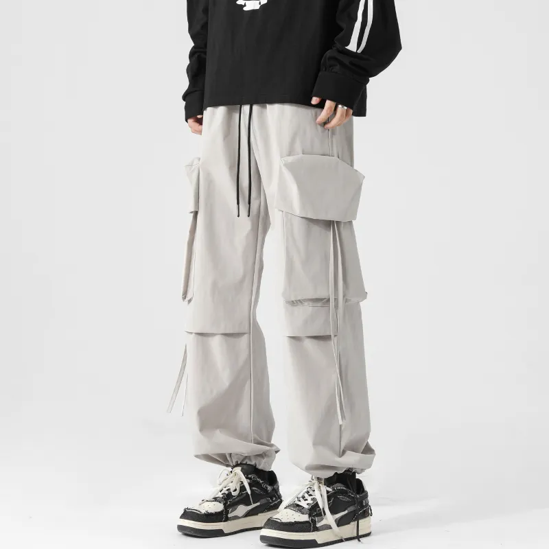 PAINT STAIN Casual Pants Unisex Green-19
