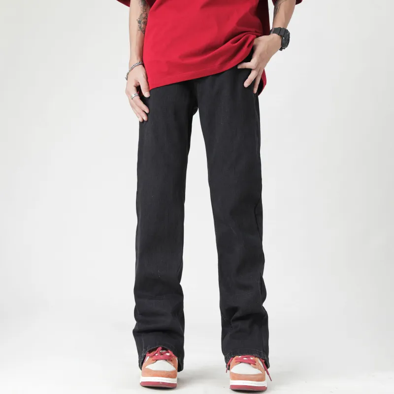 COMOWA Vintage High-street Unisex Jeans-1