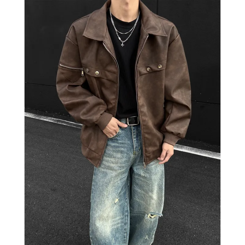 COMOWA Leather Jackets Unisex-4