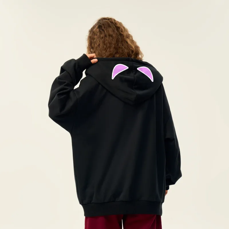 COMOWA Hand Drawn Bats And Gothic Letters Unisex Sweatshirt-18