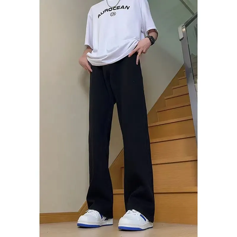 COMOWA Summer Thin Jeans Unisex Black-7