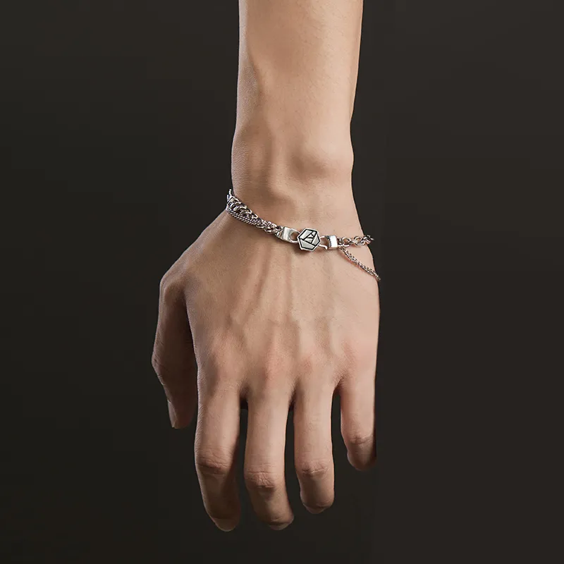 RHODON 925 Sterling Silver Bracelets Unisex-5