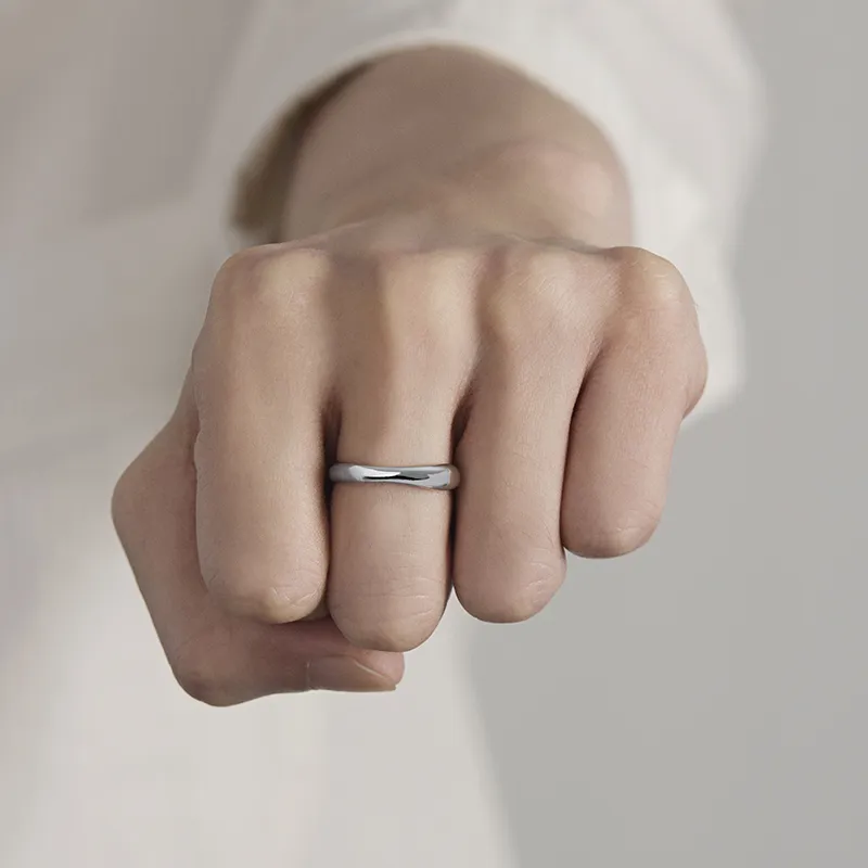 RHODON 925 Sterling Silver Rings Unisex-9
