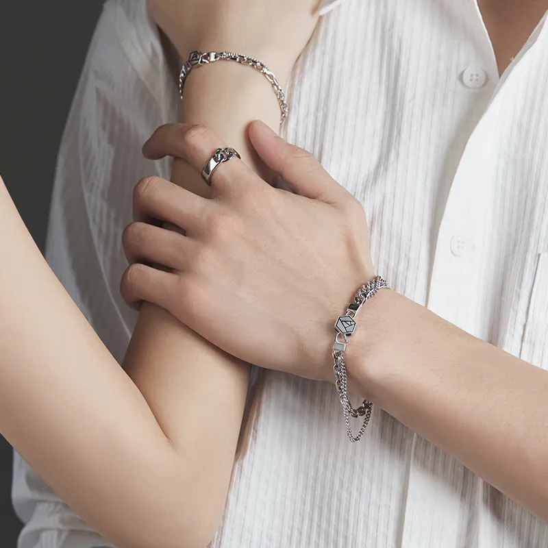 RHODON 925 Sterling Silver Bracelets Unisex-2