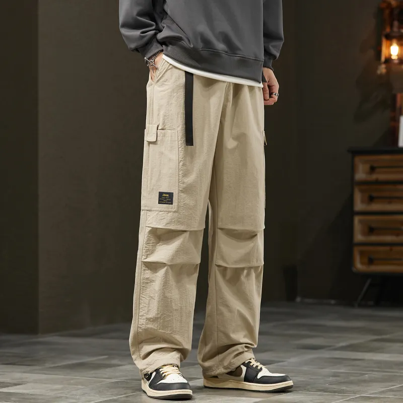 Jeep Parachute Pants, Windbreaker Pants, Casual Pants, Cargo Pants Unisex-28