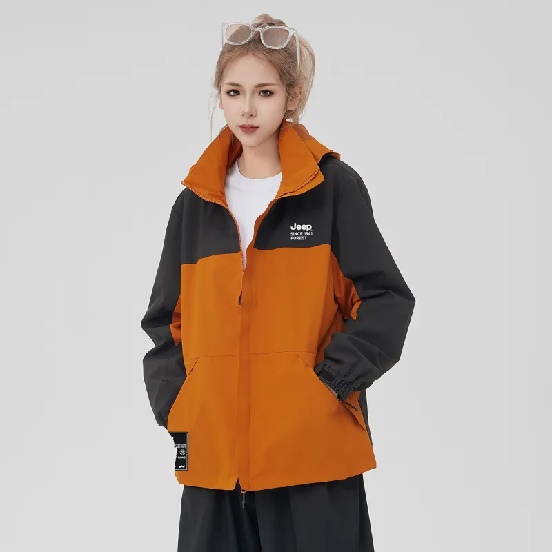 Jeep Windbreaker Jacket Trench Coat Unisex-24