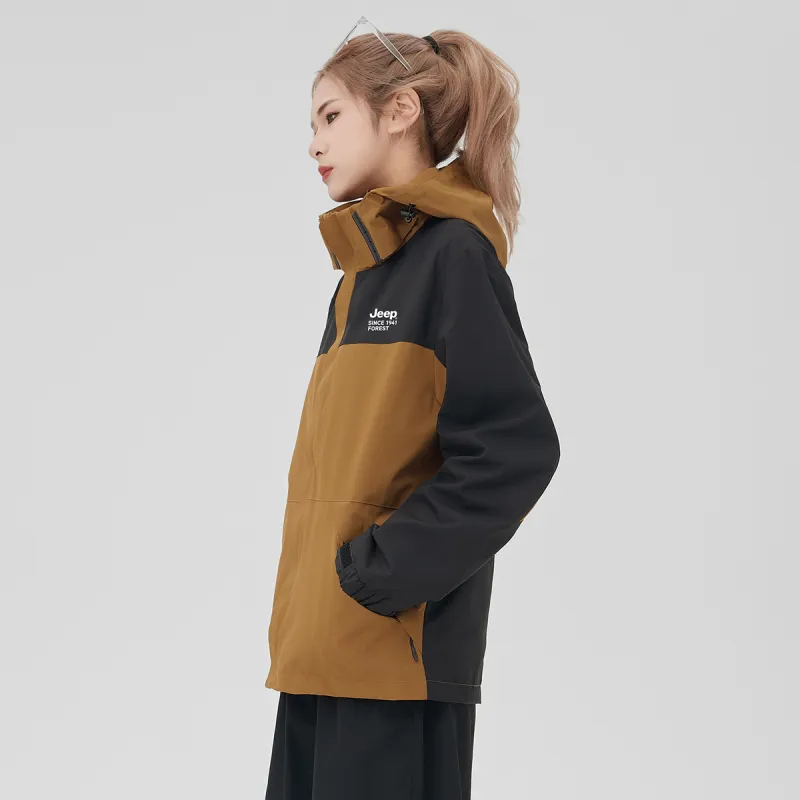 Jeep Windbreaker Jacket Trench Coat Unisex-19