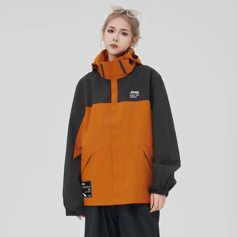 Jeep Windbreaker Jacket Trench Coat Unisex-25