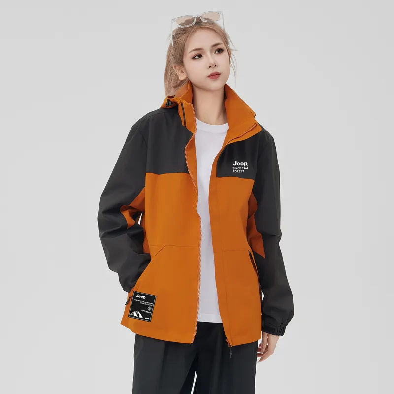 Jeep Windbreaker Jacket Trench Coat Unisex-23
