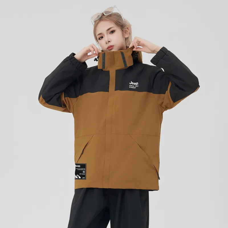 Jeep Windbreaker Jacket Trench Coat Unisex-17