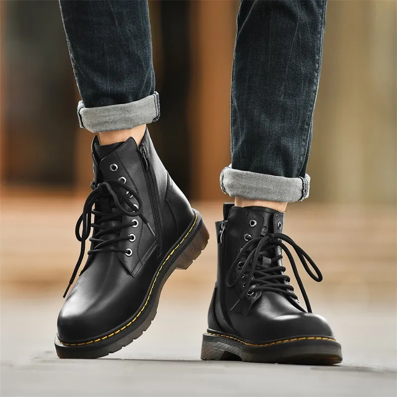 Jeep Short Martin Boot Men's Black-5