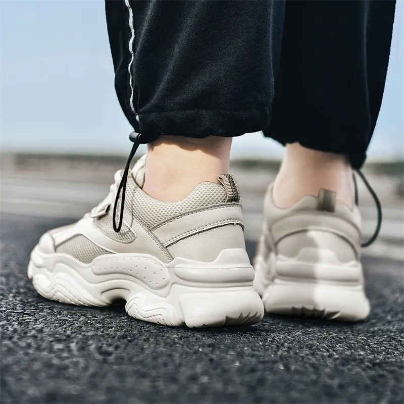 Jeep Cushioned Slip Resistant Abrasion Resistant Low Top Chunky Sneakers Unisex Vintage Easy To Wear-6