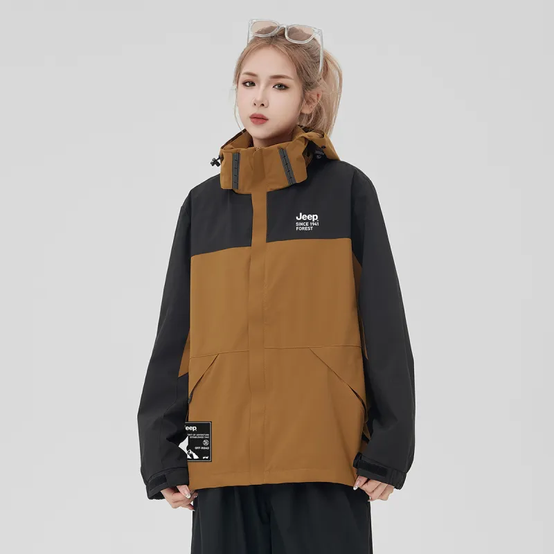 Jeep Windbreaker Jacket Trench Coat Unisex-18