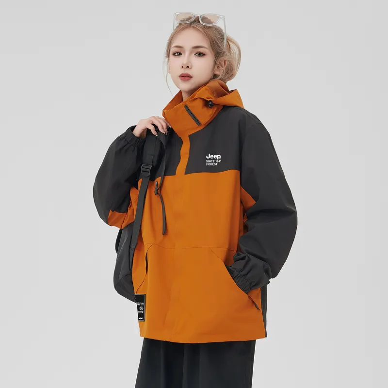 Jeep Windbreaker Jacket Trench Coat Unisex-26