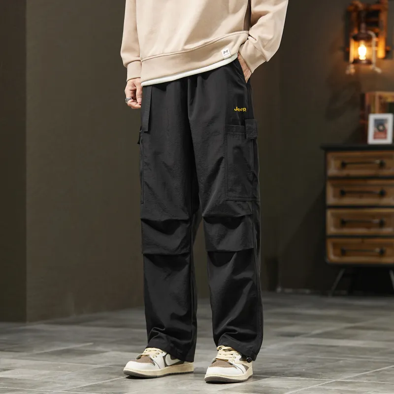 Jeep Parachute Pants, Windbreaker Pants, Casual Pants, Cargo Pants Unisex-6