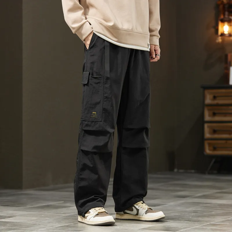 Jeep Parachute Pants, Windbreaker Pants, Casual Pants, Cargo Pants Unisex-8
