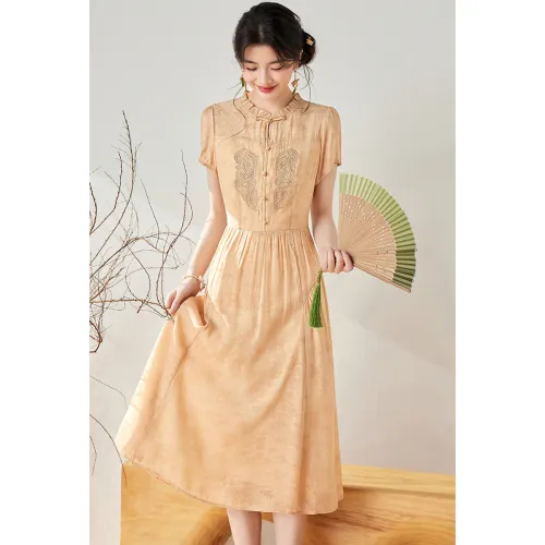 Like The Age Of Water Short Sleeved Dress Women's