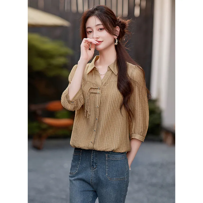 Like The Age Of Water Shirt Loose Fit Women's-3