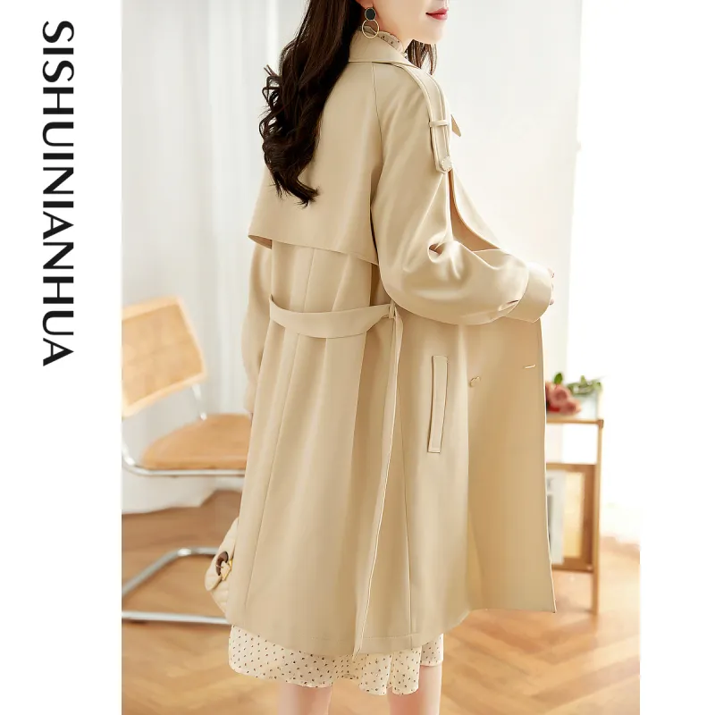 Like The Age Of Water Trench Coat Women's-1