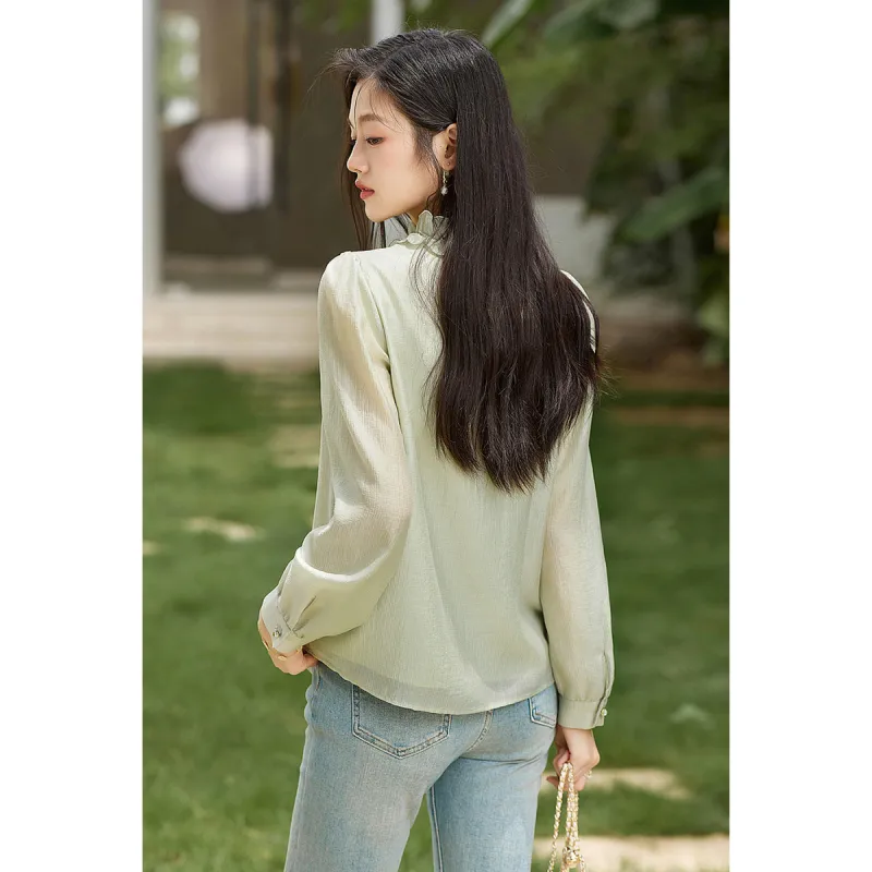 Like The Age Of Water Shirt Regular Women's Green-4