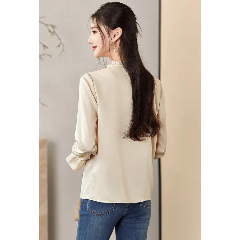Like The Age Of Water Fall Sweatshirt Regular Women's Beige-0