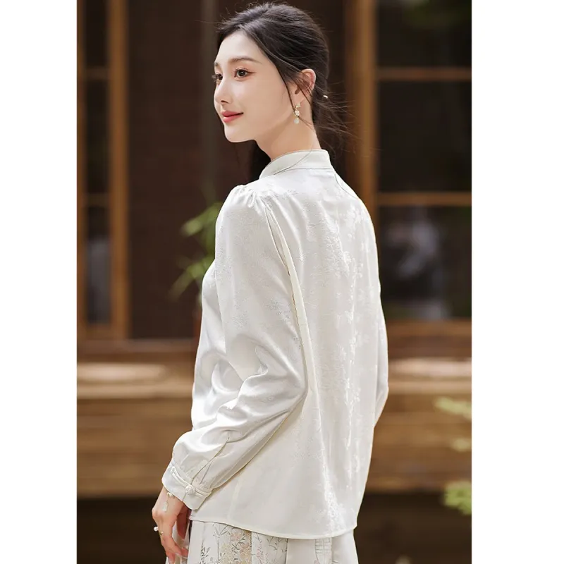 Like The Age Of Water Shirt Women's Beige-4