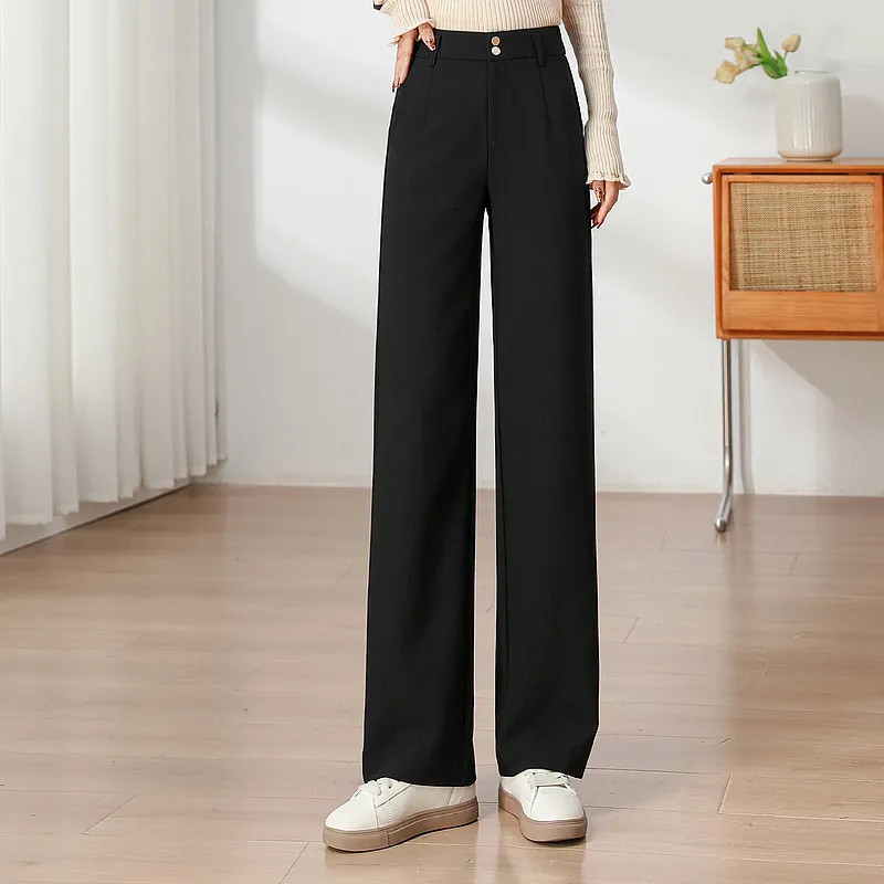 Like The Age Of Water Casual Pants Women's Black-1