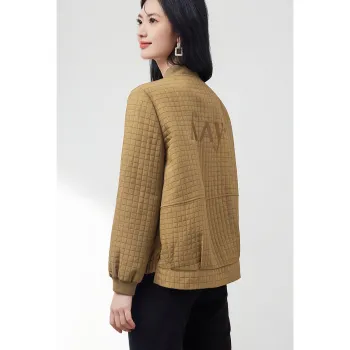 Like The Age Of Water Velvet feel Coat Slim Fit Women's Coffee