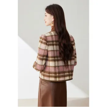 Like The Age Of Water Velvet feel Coat Women's Pink