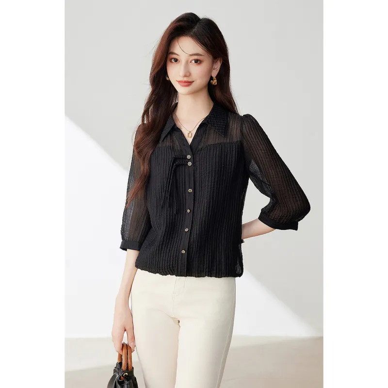 Like The Age Of Water Shirt Loose Fit Women's-0