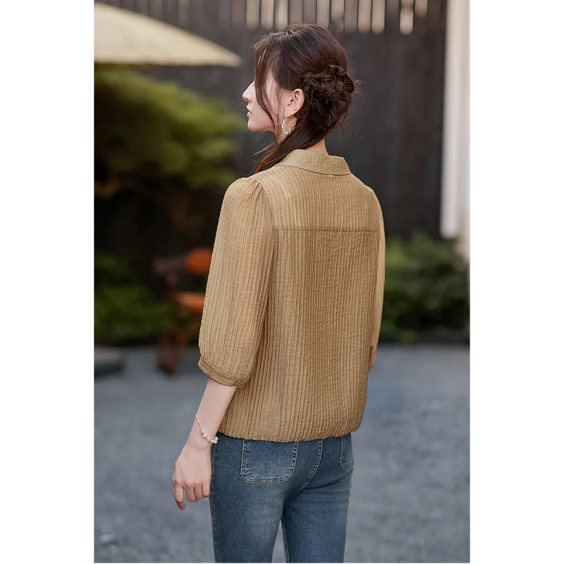 Like The Age Of Water Shirt Loose Fit Women's-5