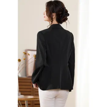 Like The Age Of Water Velvet feel Coat Women's Black