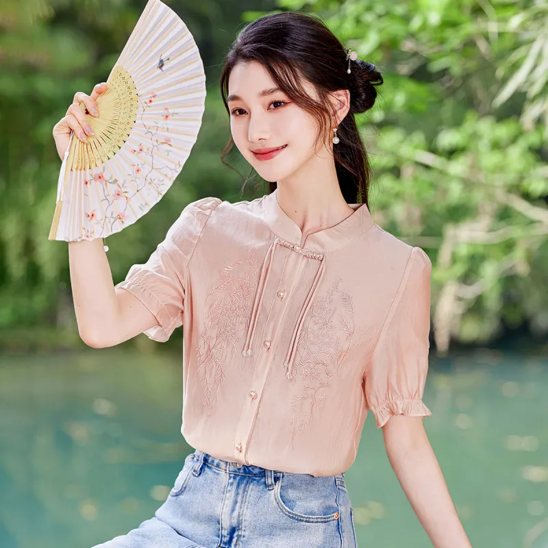 Like The Age Of Water Shirt Women's Pink-1