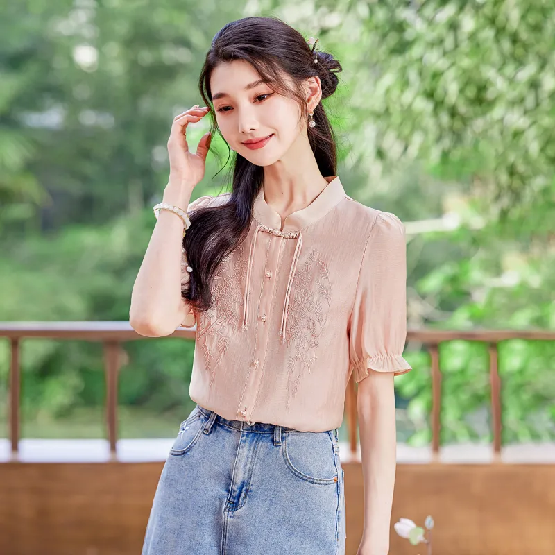 Like The Age Of Water Shirt Women's Pink-5
