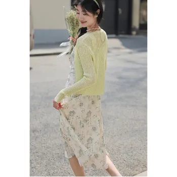 Like The Age Of Water Skirt Set Women's Green