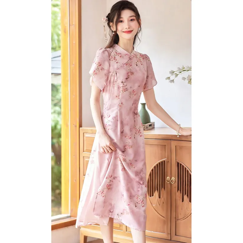 Like The Age Of Water Short Sleeved Dress Regular Women's-2