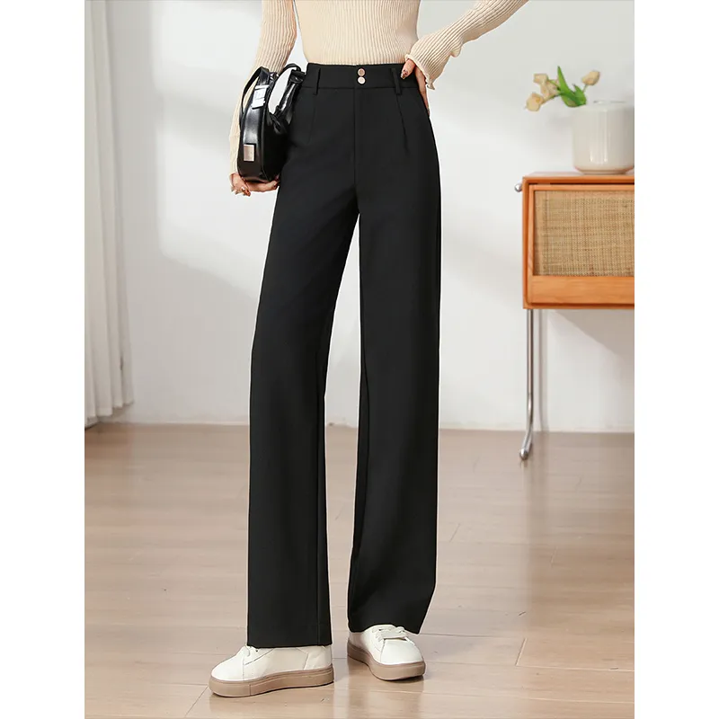 Like The Age Of Water Casual Pants Women's Black-5