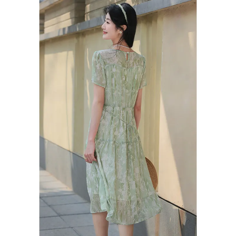 Like The Age Of Water Short Sleeved Dress Women's-4