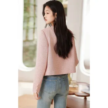 Like The Age Of Water Velvet feel Coat Women's Pink