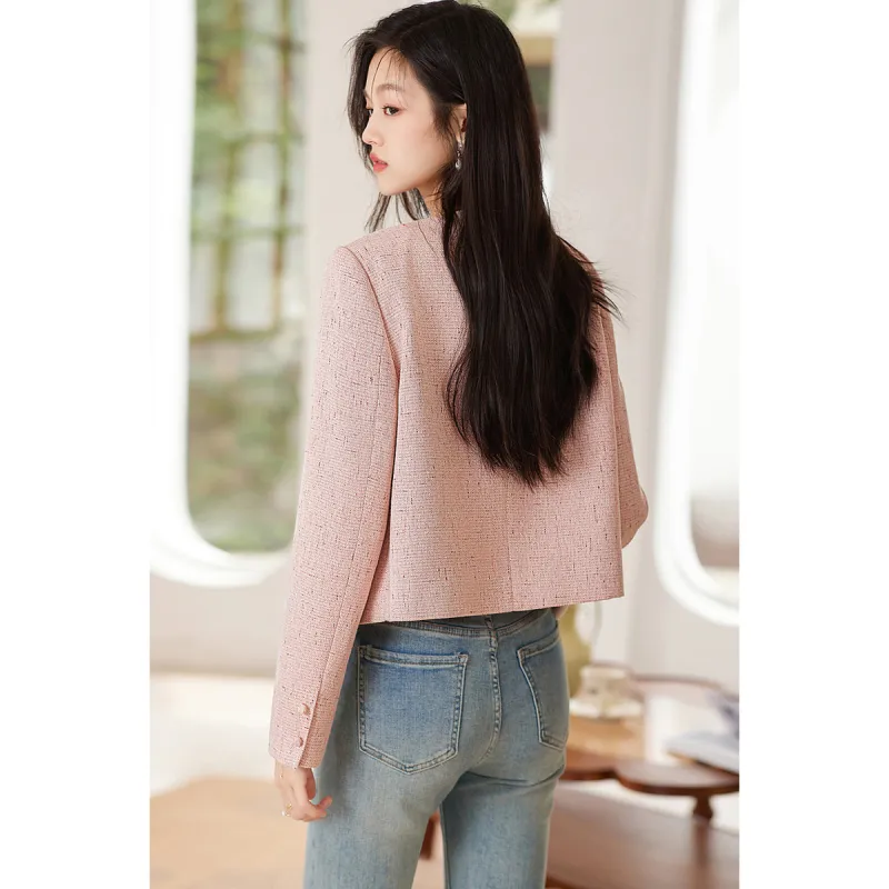 Like The Age Of Water Velvet feel Coat Women's Pink-0