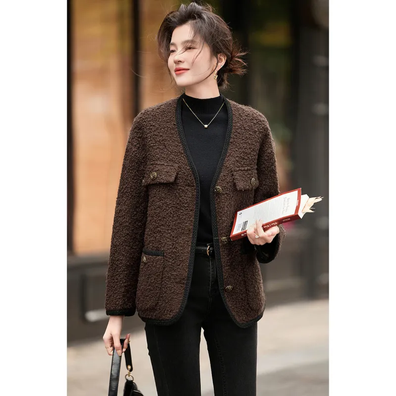 Like The Age Of Water Winter Velvet feel Coat Regular Women's-6